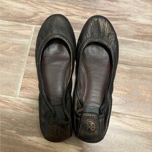Tory Burch Metallic Flats - Size 5
